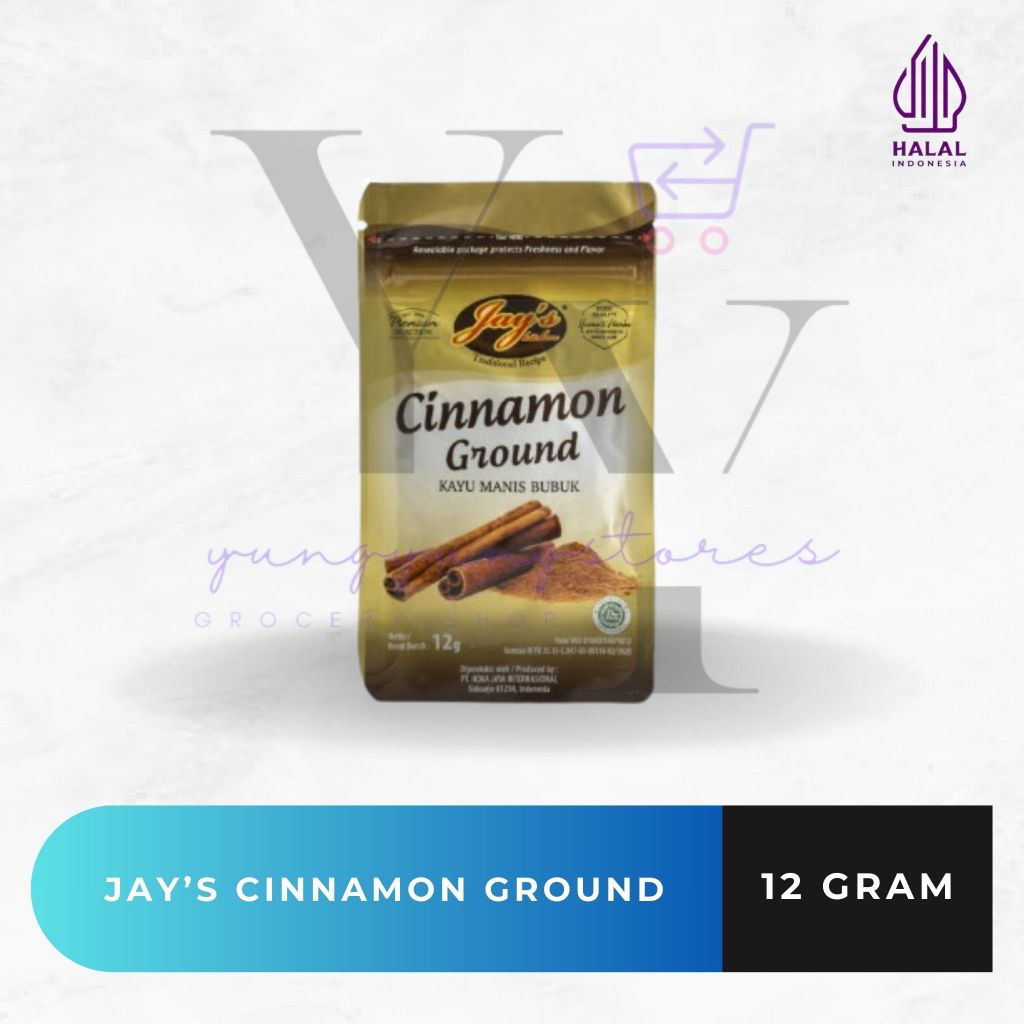 

[ZIPLOCK] Jay's Cinnamon Ground / Kayu Manis Bubuk 12 gram