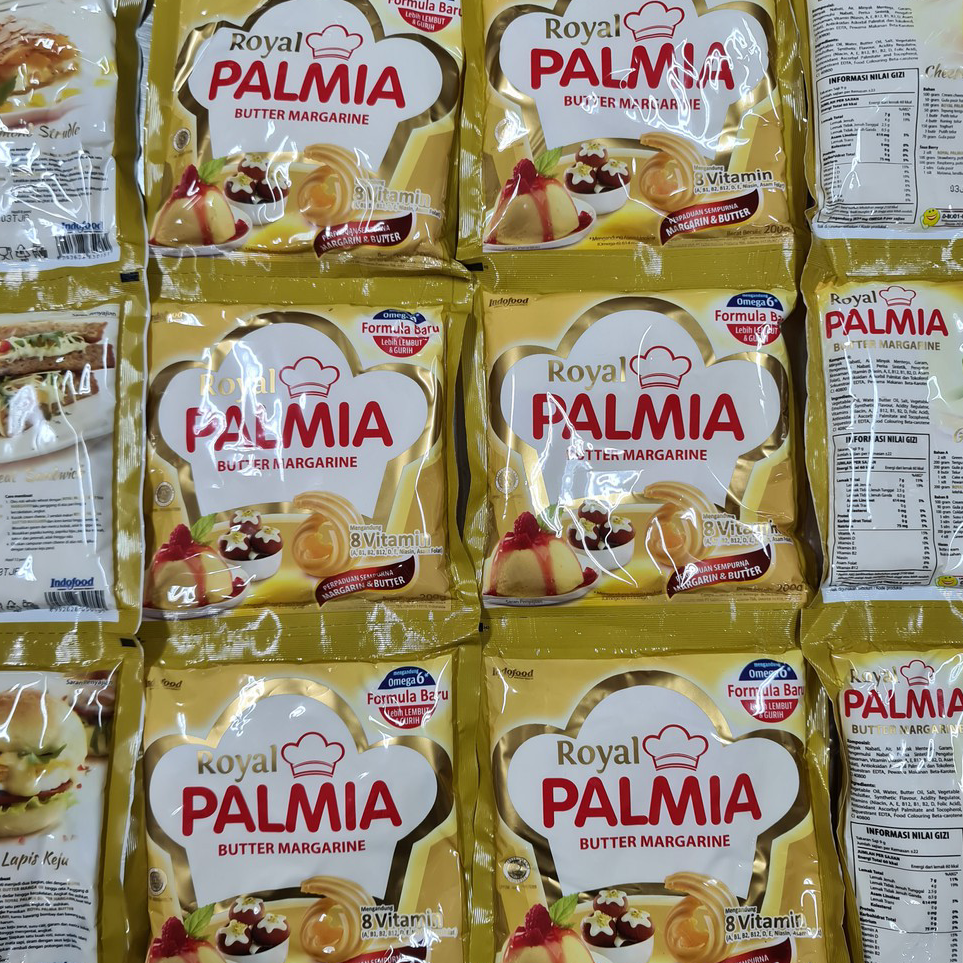 

➣✷✮ Margarine ROYAL PALMIA 200gr sachet butter & margarin blend Harga Murah