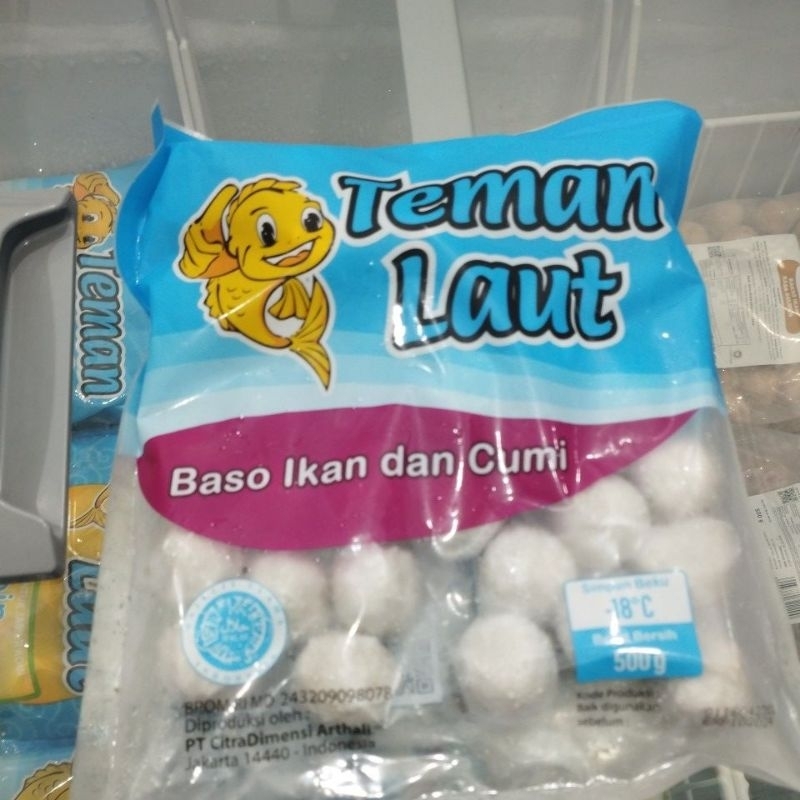 

Teman Laut Baso ikan dan cumi 500g