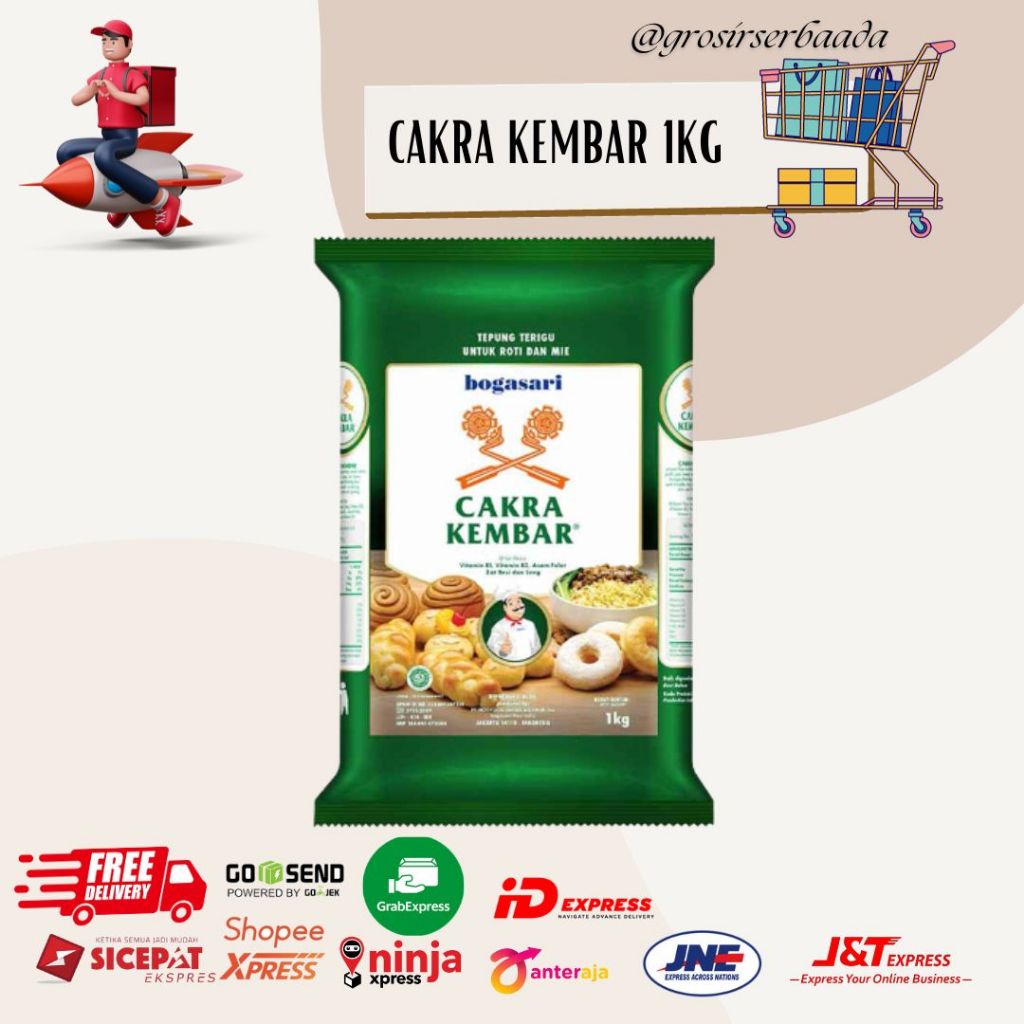 

Tepung Cakra Kembar 1kg