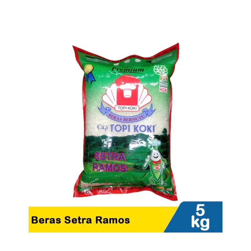 

BERAS 5 Kg Raja Paltinum/ Sania/ Topi Koki/Larisst