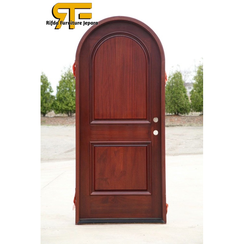 Kusen Pintu Rumah Oval / Pintu kamar Jati Oval / Pintu Cafe Unik / Kusen Pintu Unik