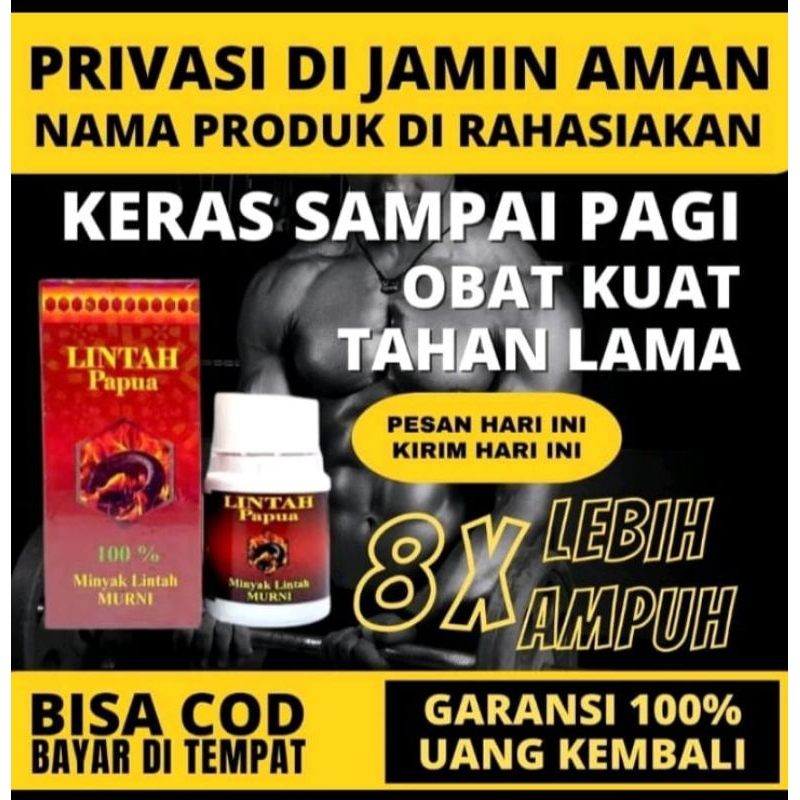 Minyak lintah merah papua 100% original permanen obat pembesar penis asli  lintah merah papua 100% o