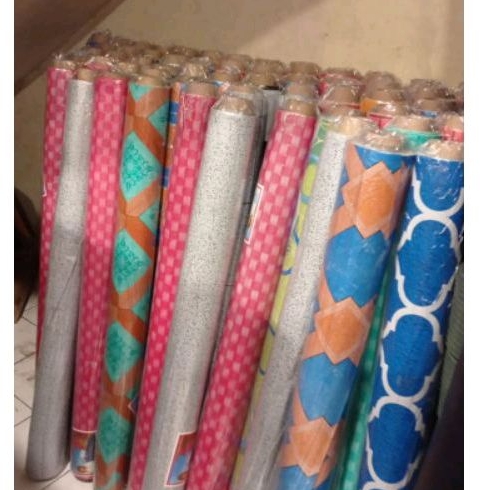 Karpet lantai plastik vinyl daimaru 1 roll isi 24 meter