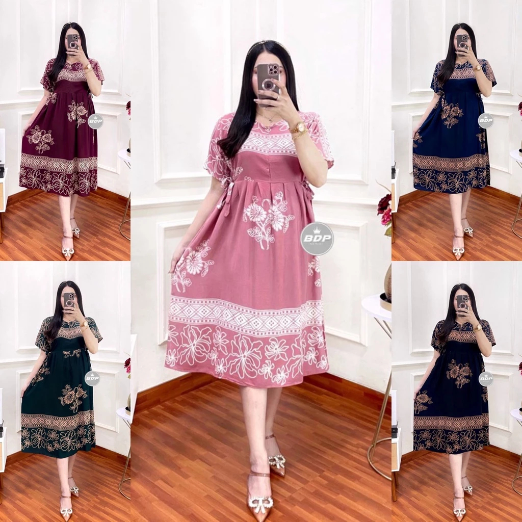 Daster wanita Panjang Kekinian Rayon Grade A Daster Busui Resleting Depan  Panjang chibi Terbaru Das