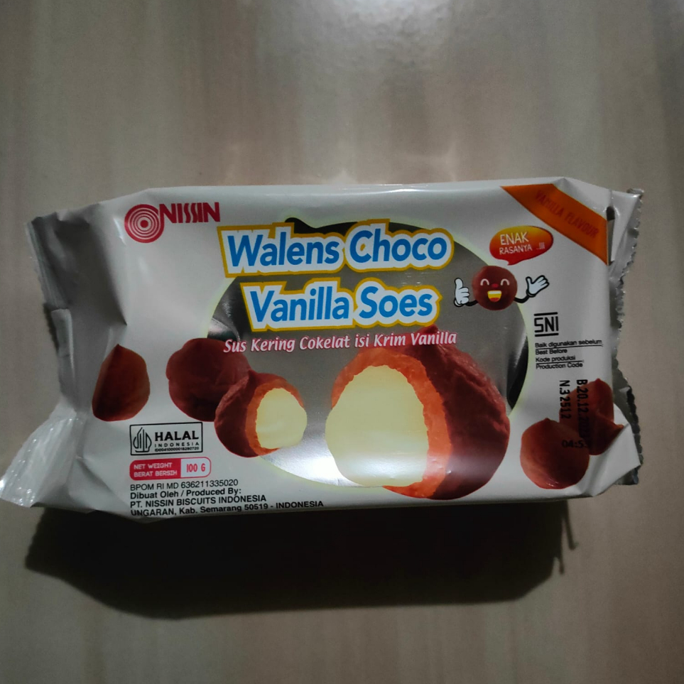 

Paling Popular Nissin Walens Choco Soes/Cheese Soes/ Blueberry Soes/Choco Vanilla 100 gr