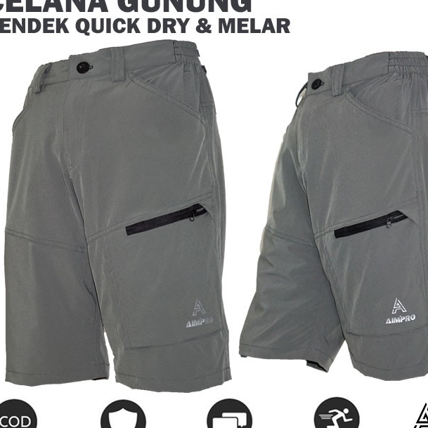 Terlaris CELANA GUNUNG PENDEK OUTDOOR HIKING KEREN TRENDY AIMPRO.