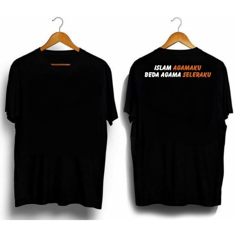 KAOS ISLAM AGAMAKU BEDA AGAMA SELERAKU || KAOS KATA KATA || KAOS DAKWAH || TSHIRT VIRAL