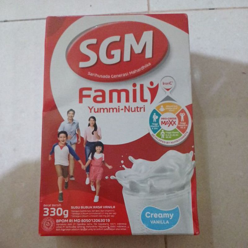 

SGM Family Yummy Nutri Creamy Vanilla 330g