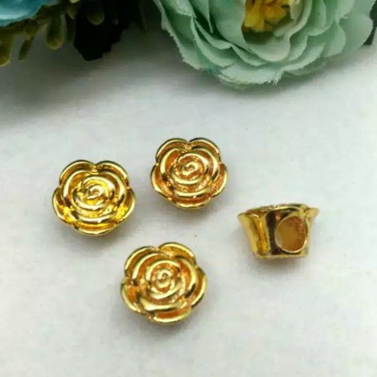 Grosir COD✅ Liontin Charm Xuping Mawar