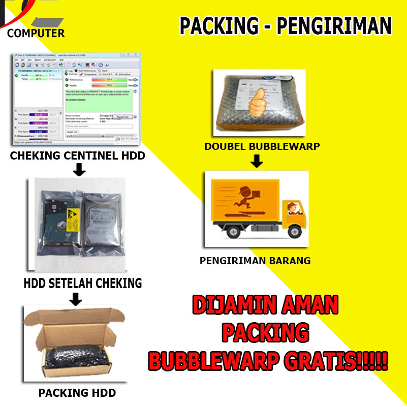 Harga Murah HDD Internal 500GB Laptop 2.5" Tosiba Slim