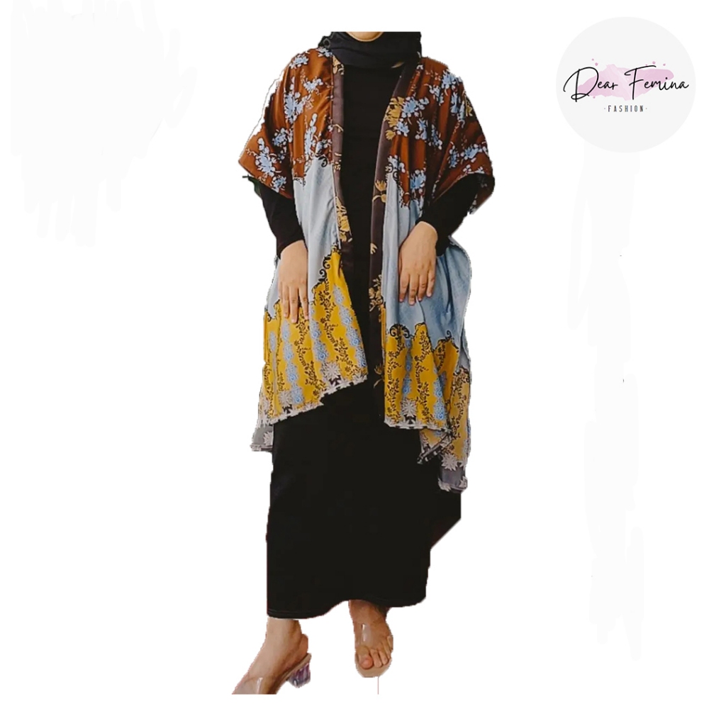 MODEL CARDIGAN BATIK CANTIK PANJANG