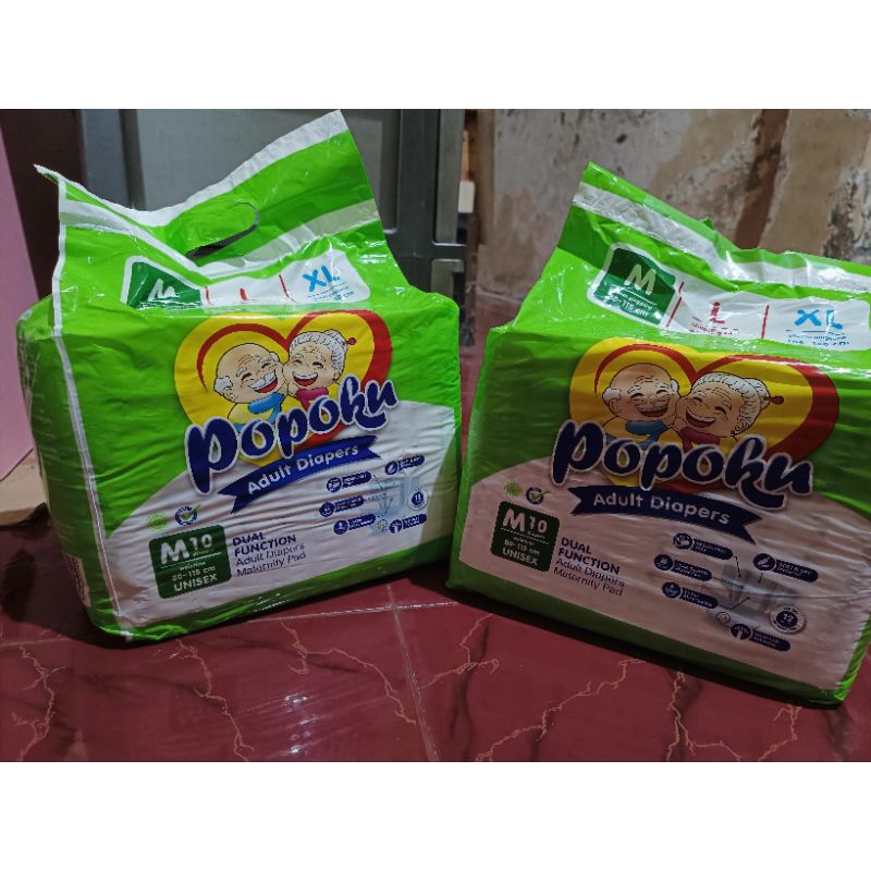 POPOKU Popok Dewasa Perekat Ukuran M (POPOKU Adult)