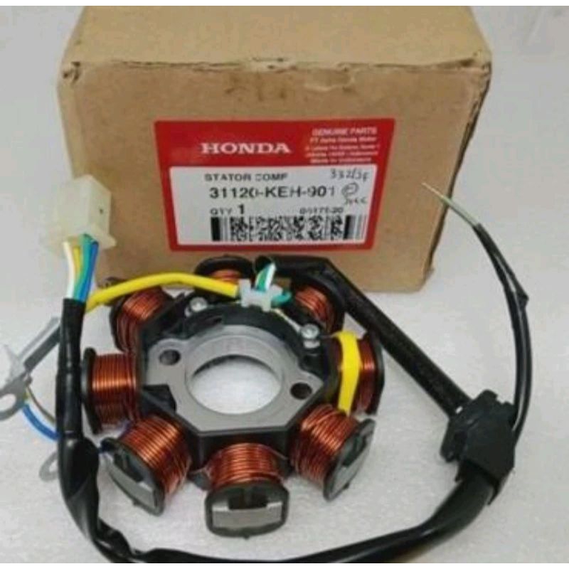 spul spol stator comp honda gl pro neotech max megapro lama engkel ori original AHM 31120-KEH-901