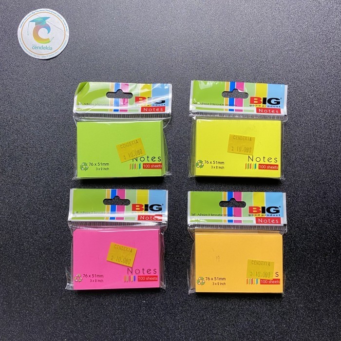 

Sticky Note / Index Mark / Pembatas BIG 76x51 1 warna