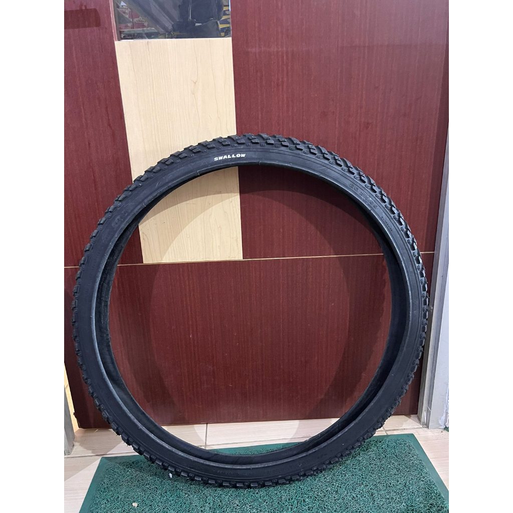 Ban Luar Sepeda MTB/Sepeda Gunung Ukuran 26 x 1.95  26x195 Swallow Hitam