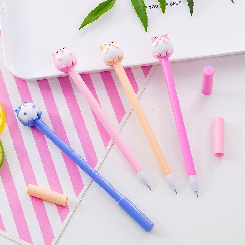 

#DS068 Pena Gel Karakter Hamster / Pulpen Kartun Hamster Korea GM-ST0120 / Bolpen Lucu Anak