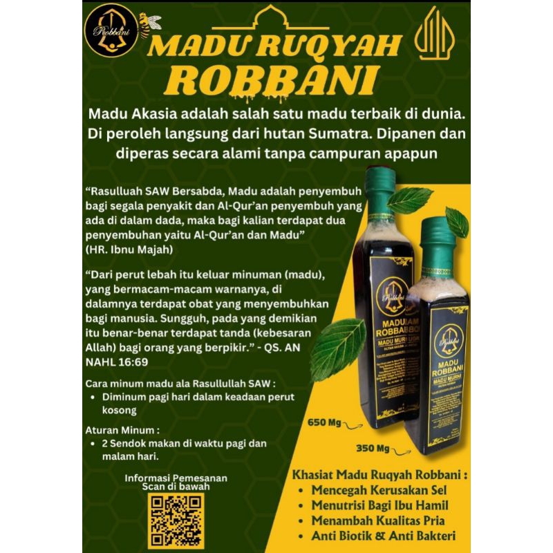 madu asli murni hutan akasia ruqyah