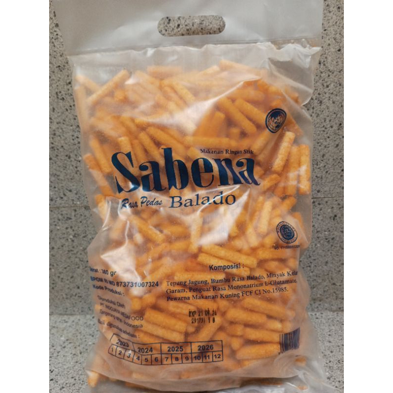 

Makanan Ringan Stik SABENA rasa BALADO 360gr