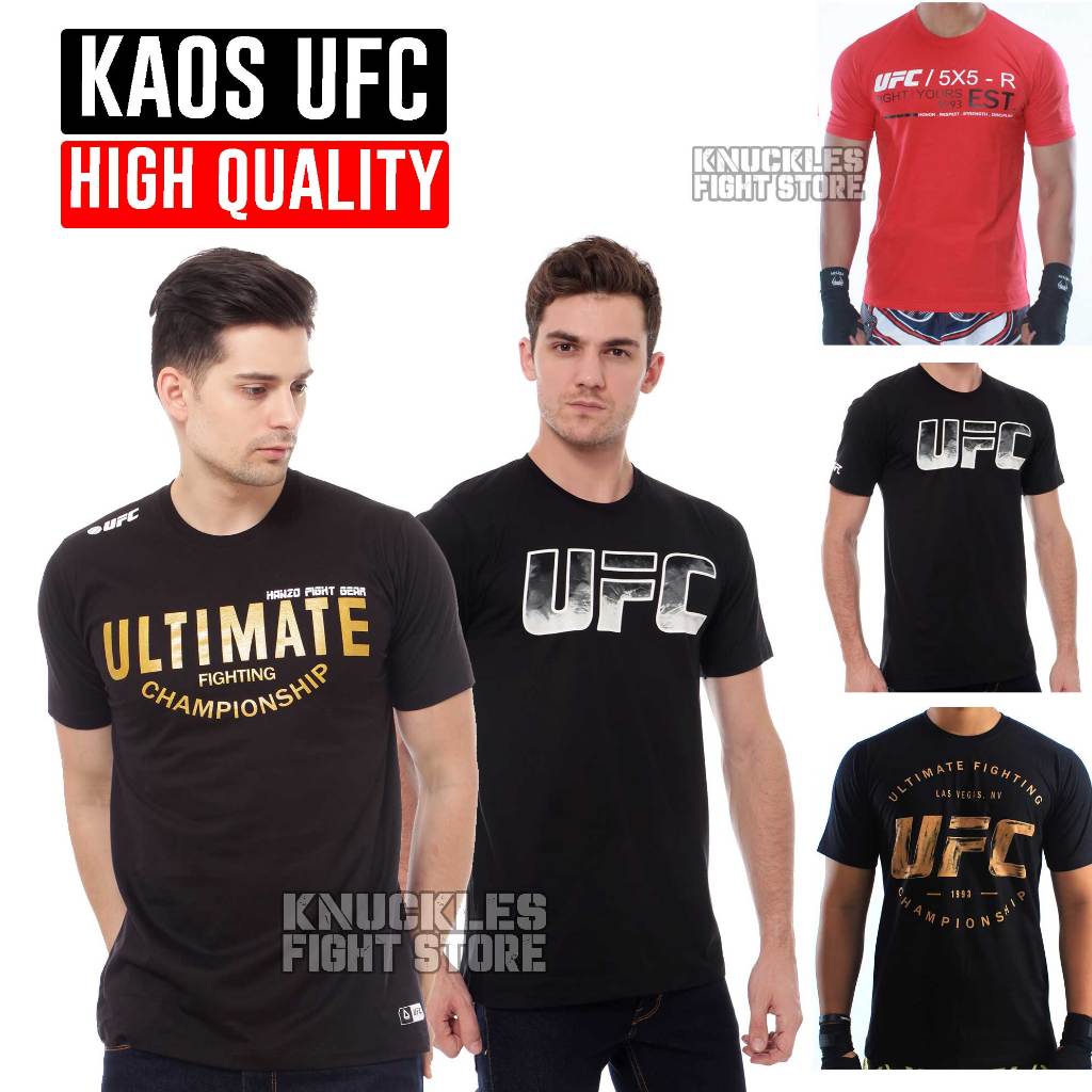 Best Seller Kaos UFC, T shirt UFC, Baju UFC, Kaos MMA, Baju MMA, Tshirt MMA Premium