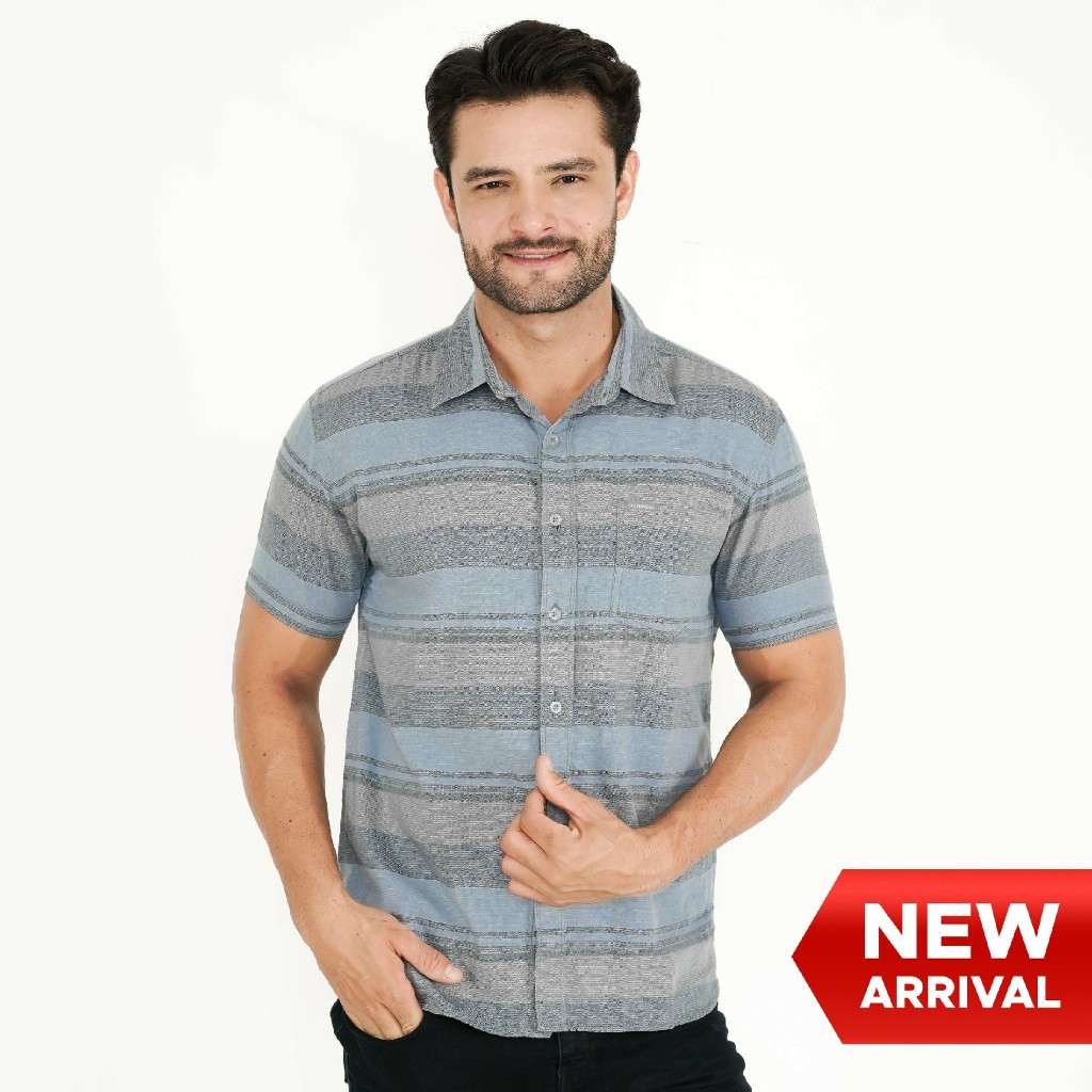 Cressida Kemeja Casual Slimfit Men  Blue - HMKBS.NB408X