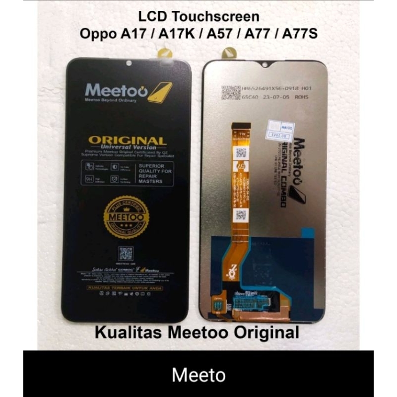 LCD touchscreen Oppo A17 / A17K / A57 4G 2022 / A77 4G 2022 / A77S Fullset.
