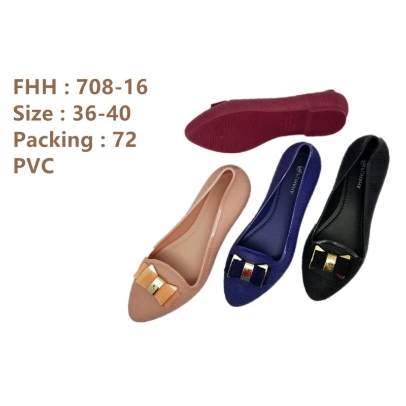 Sepatu Karet Balet Pita FUHAHA