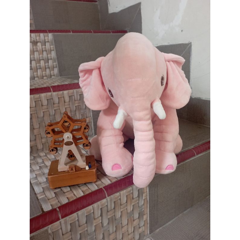 preloved boneka gajah, miniso, miniso life