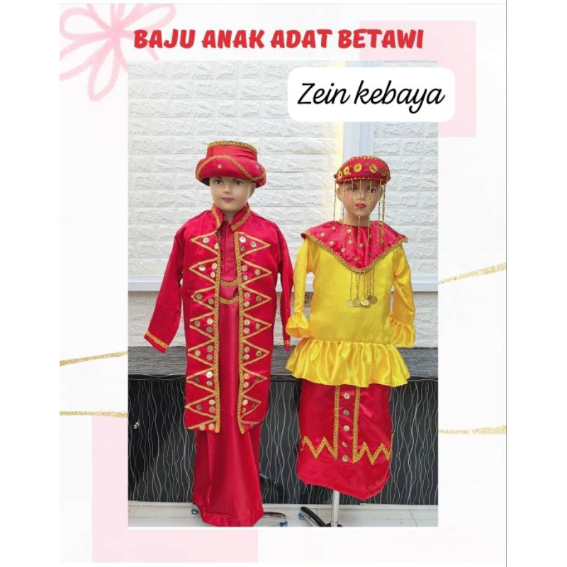BAJU ADAT ANAK /BAJU ADAT ANAK BETAWI