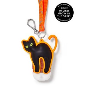 BBW LED SPOOKY CAT POCKETBAC HOLDER + LANYARD