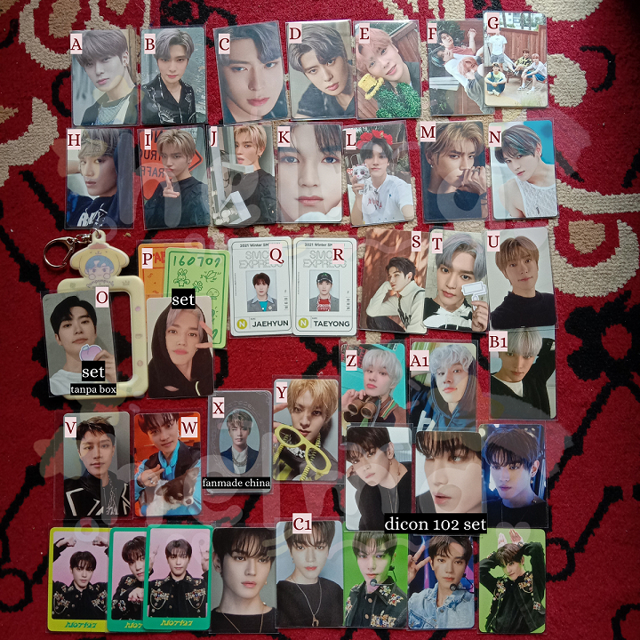 [CLEARANCE SALE] Photocard pc non album nct jaehyun taeyong yuta taeil jungwoo sanrio wtmc dicon 101