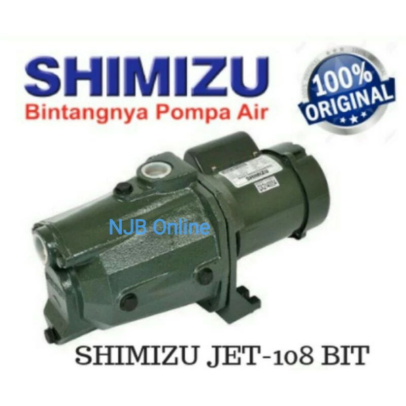 POMPA AIR SHIMIZU SEMI JET PUMP SHIMIZU JET-108 BIT
