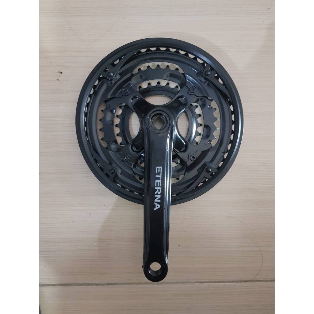 Crank Gir Depan Susun Sepeda MTB Gunung 28-48T Eterna 3 Speed