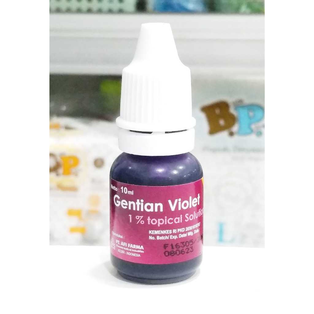 Gentian Violet 𝟏𝟎𝐌𝐋 - Obat Biru Untuk Sariawan