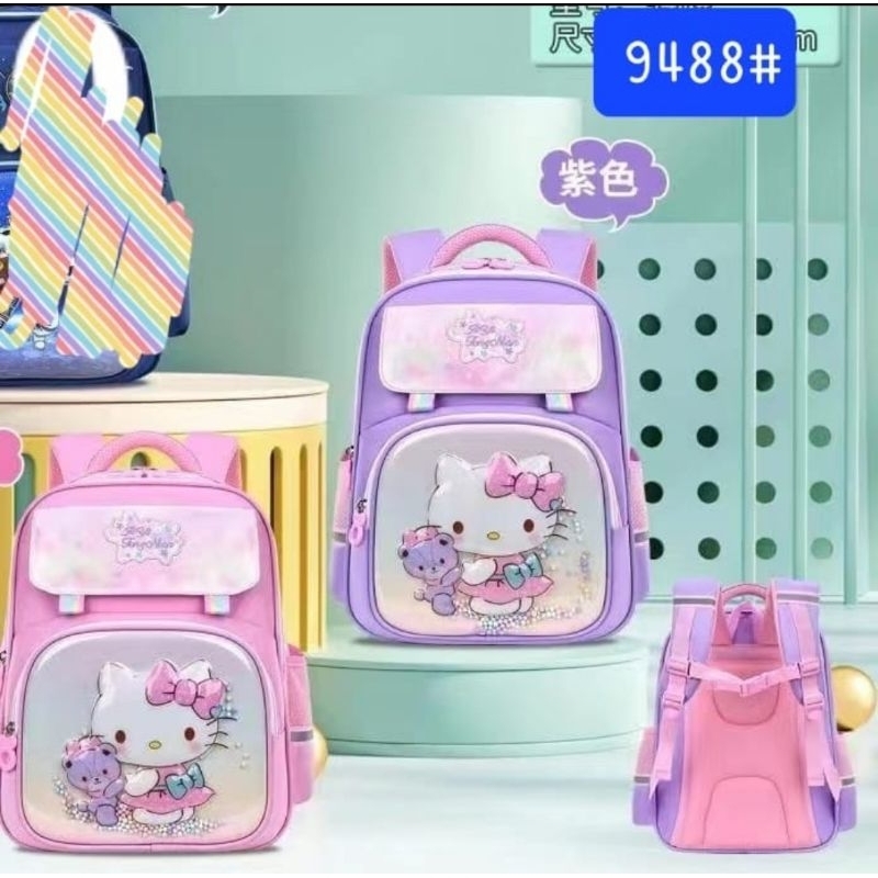 Tas Sekolah SD Hello Kitty Boba Korea