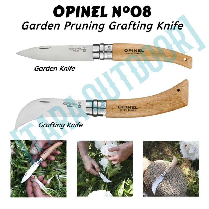 Opinel no 8 garden pruning grafring knife