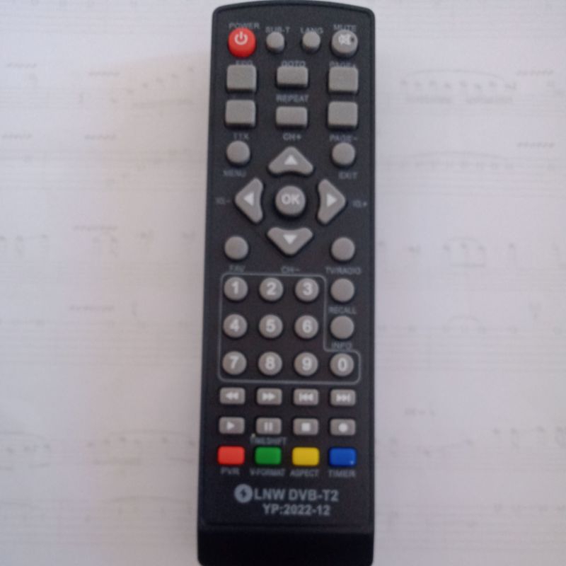remote STB DVB-T2 Advance Luby