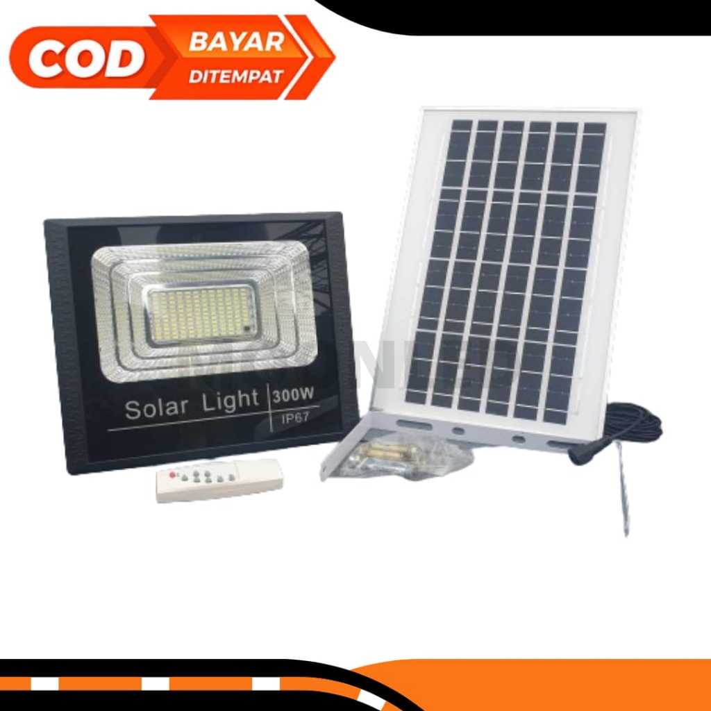 Lampu Sorot Tenaga Surya 300W 500W Waterproof Outdoor Lampu Sorot Taman Led Solar Cell Matahari 300W