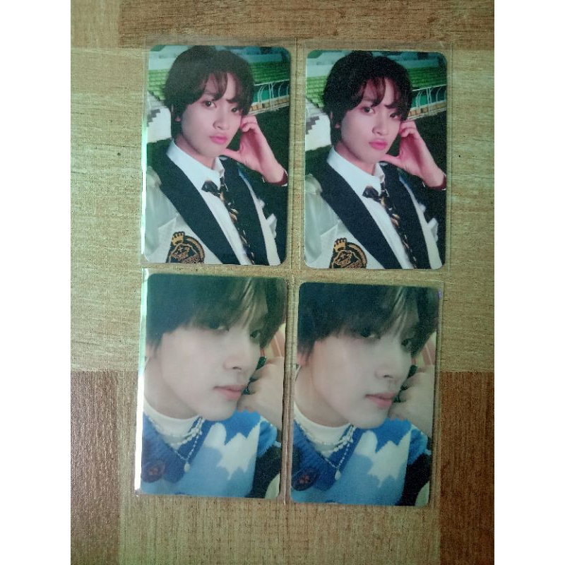 Photocard official Haechan pout heart cheek Selca QR istj, ld soundwave candy