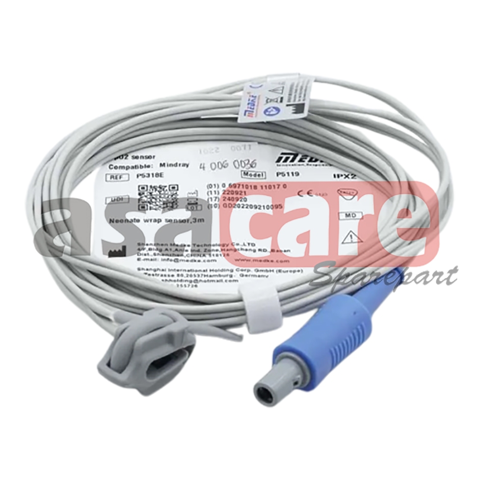 Sensor Spo2 Compatible Untuk Mindray 2 knock 6 pin - Sensor Bayi
