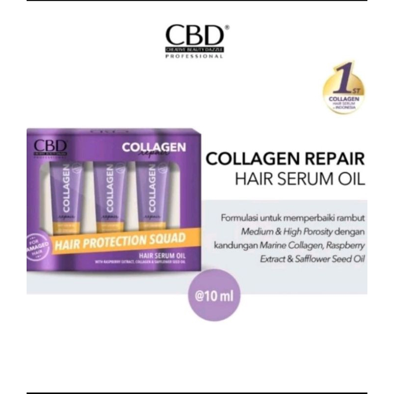 CBD Collagen Hair Serum Oil