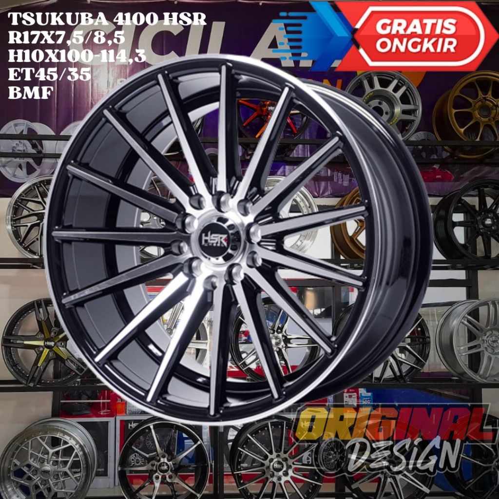 Velg Mobil Ring 17 HSR TSUKUBA R17 UNTUK CIVIC , CAMRY , HRV , INNOVA
