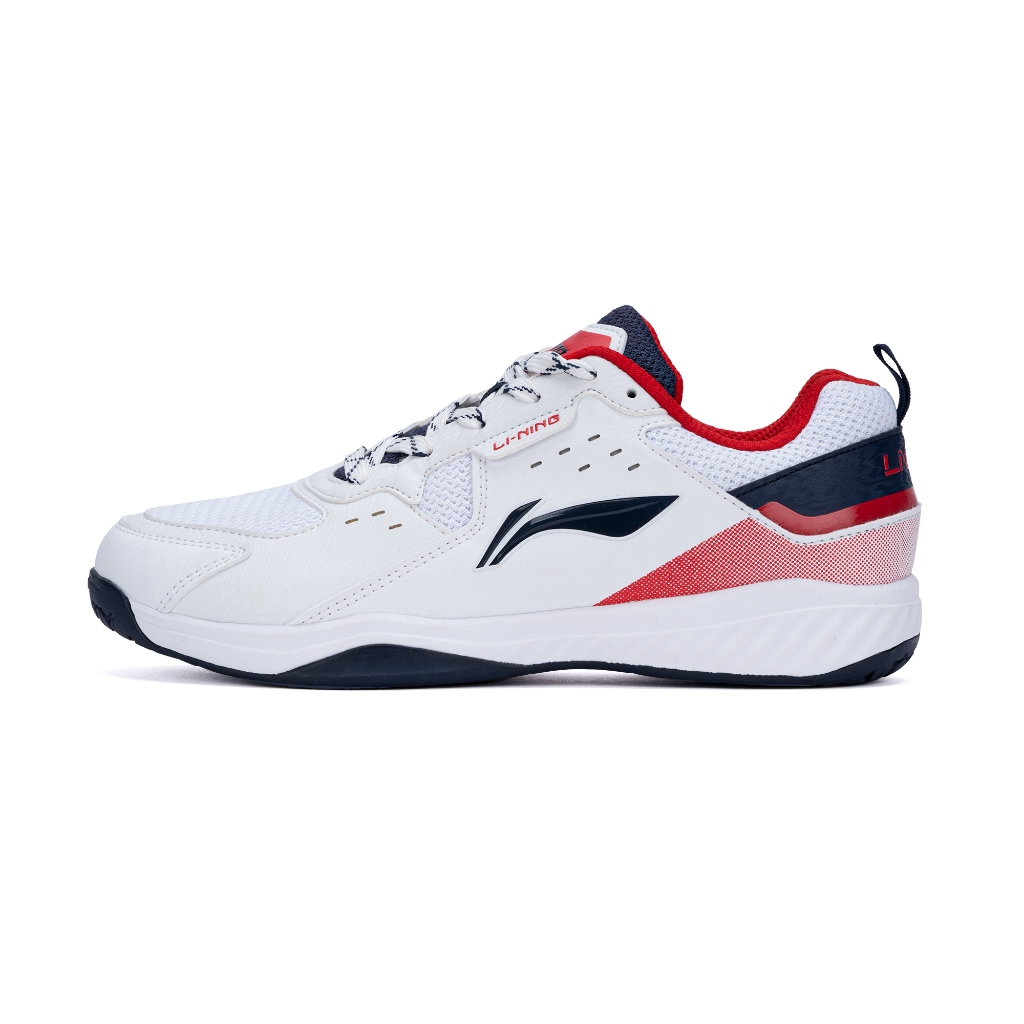Li-Ning Badminton Shoes Ultra Force AYTS095-3 White Navy/ Red
