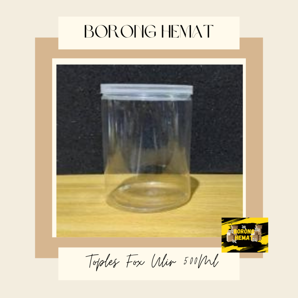 TOPLES FOX ULIR 500ML TOPLES KUE KERING TOPLES 500ML
