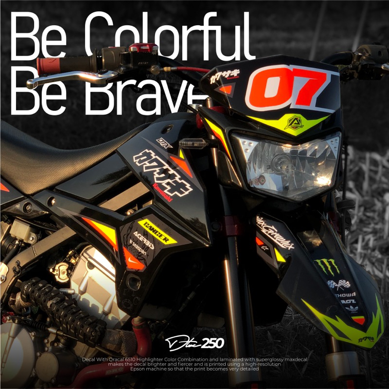 DECAL KLX 250 / DECAL DTRACKER 250