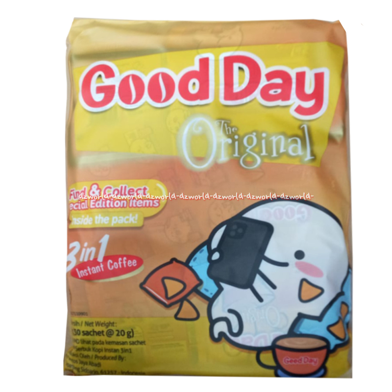 

Good Day Original Isi 30sachet Kopi Instan 3in1 Goodday The Original Gooday Coffee Cofee Coffe Goday Gooday 30 pcs