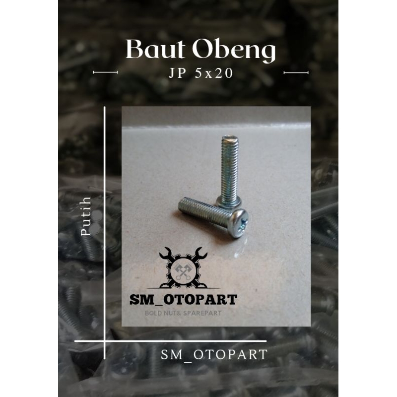 JP 5x20 Baut 8 Obeng(+)