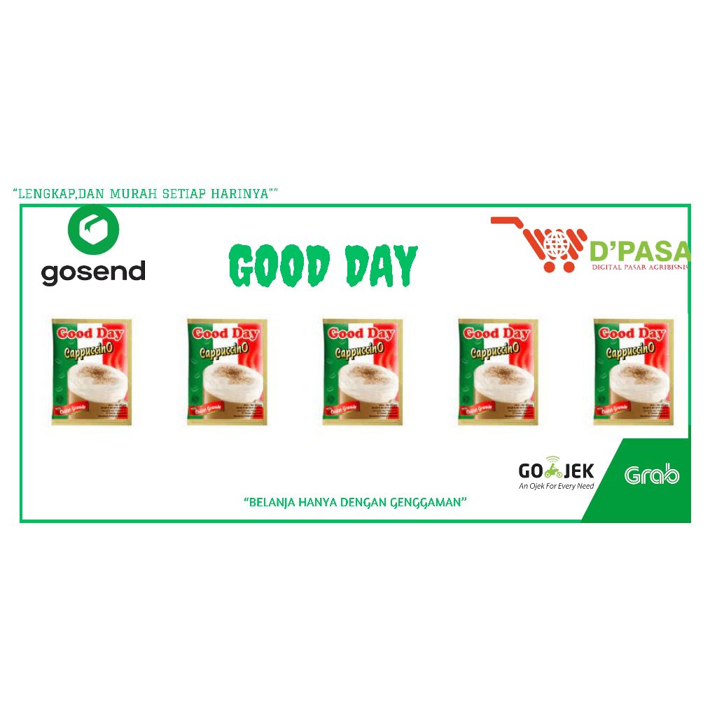 

KIRIM INSTAN Good Day Kopi Cappuccino 25gr