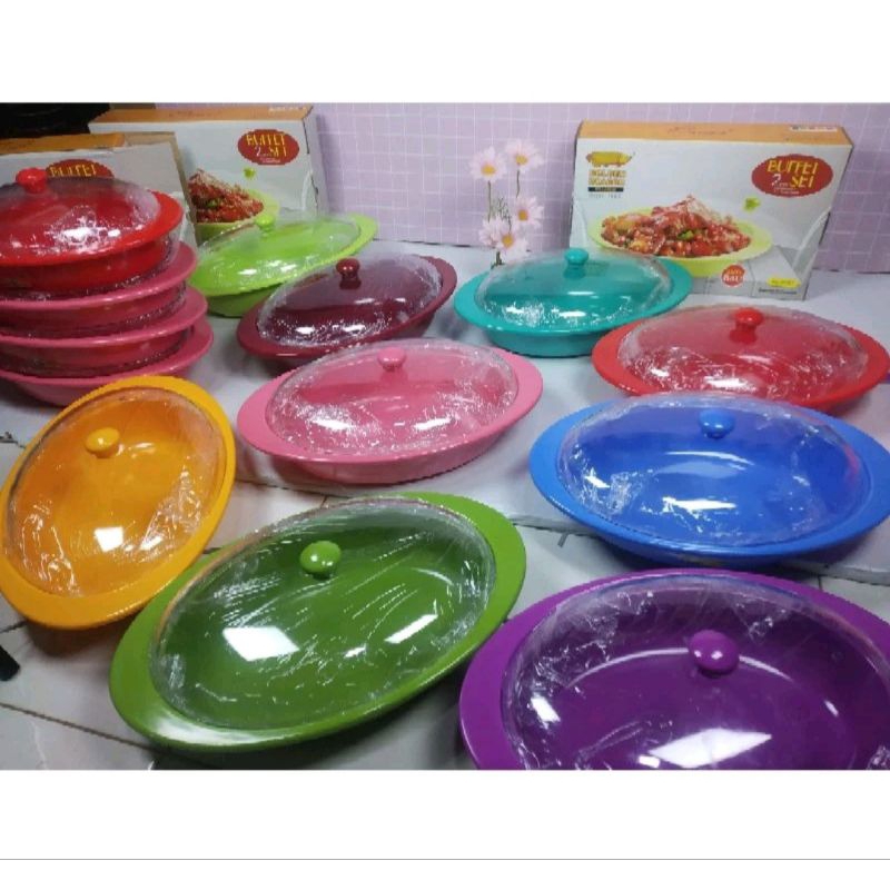 Buffet set Oval Melamin / wadah saji melamin oval