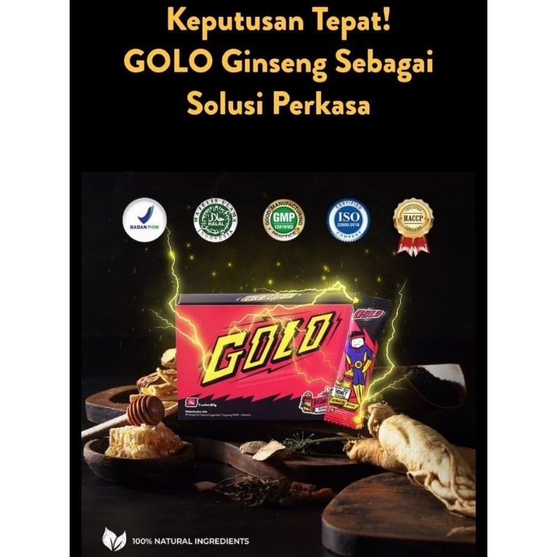 

GOLO ginseng honey 5 sachets